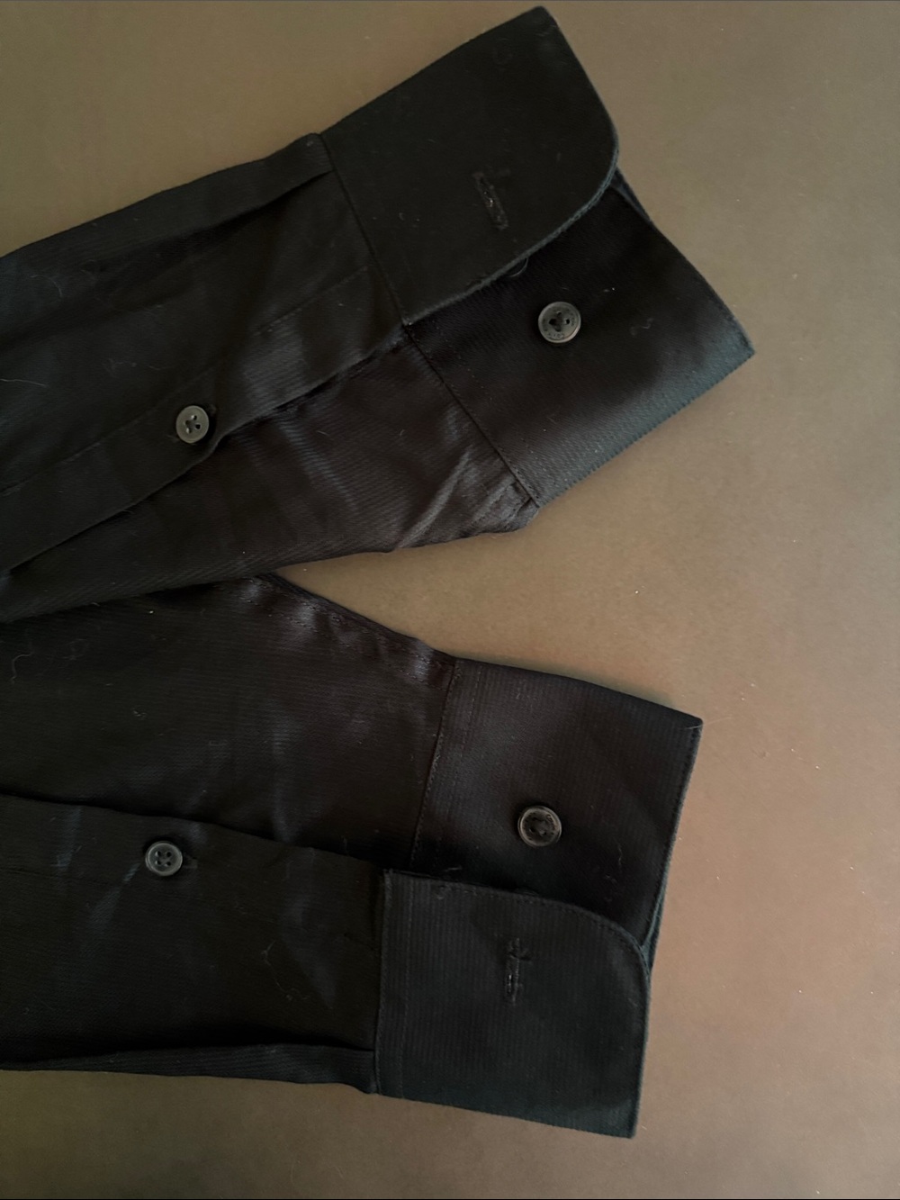 Calvin Klein Men’s Black Button-Up Dress Shirt - Picture 2 of 6